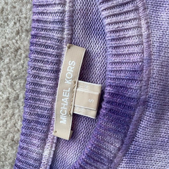 Michael Kors purple tie dyed sweater - Picture 2 of 3